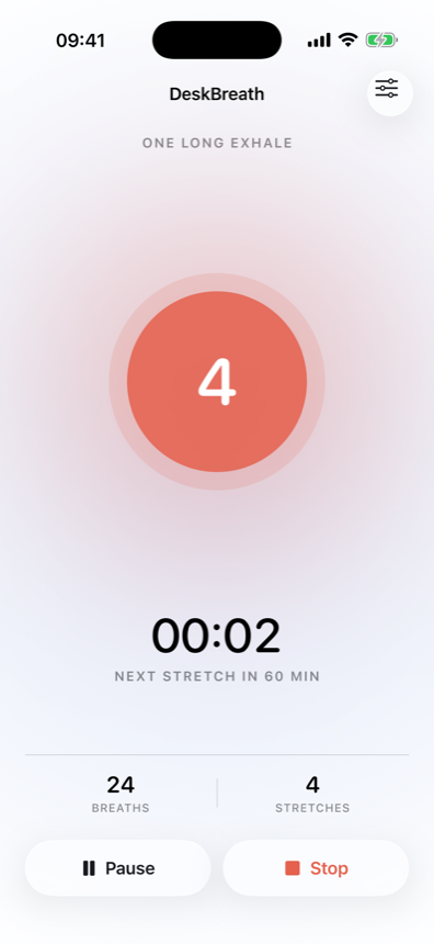 ACTIVE BREATHING SESSION