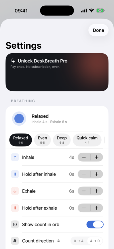 RHYTHM & PRESET SETTINGS