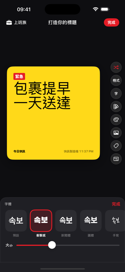 12 種字型