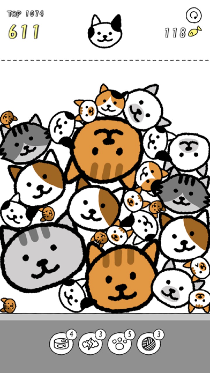アクセサリーでねこを着せ替え