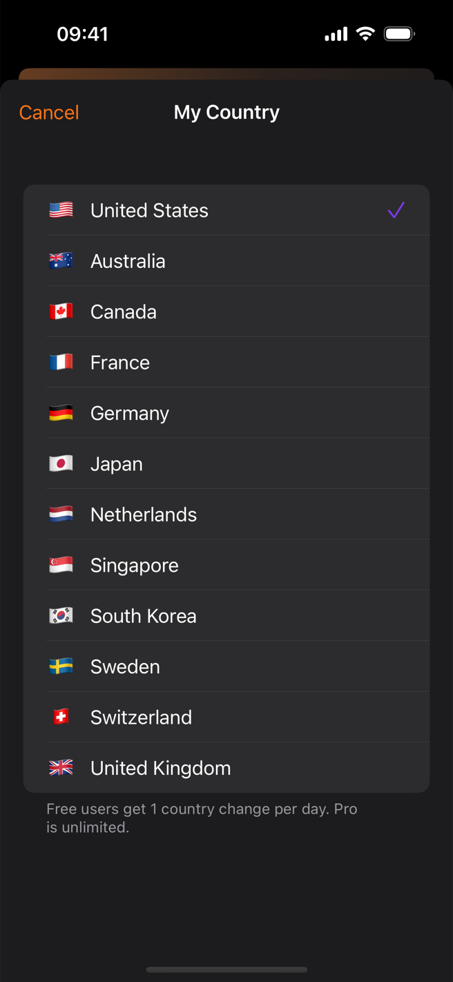 14-COUNTRY SWITCHER