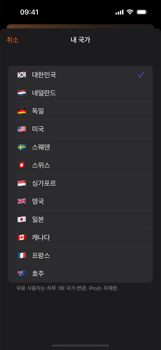 12개국 전환